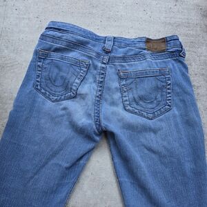True Religion Light Blue Straight Leg Jeans